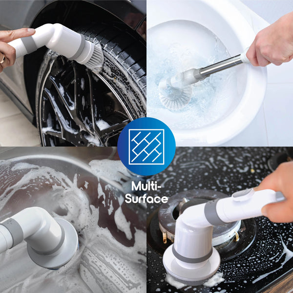 Works on tubs, toilets, car wheels and stovetops