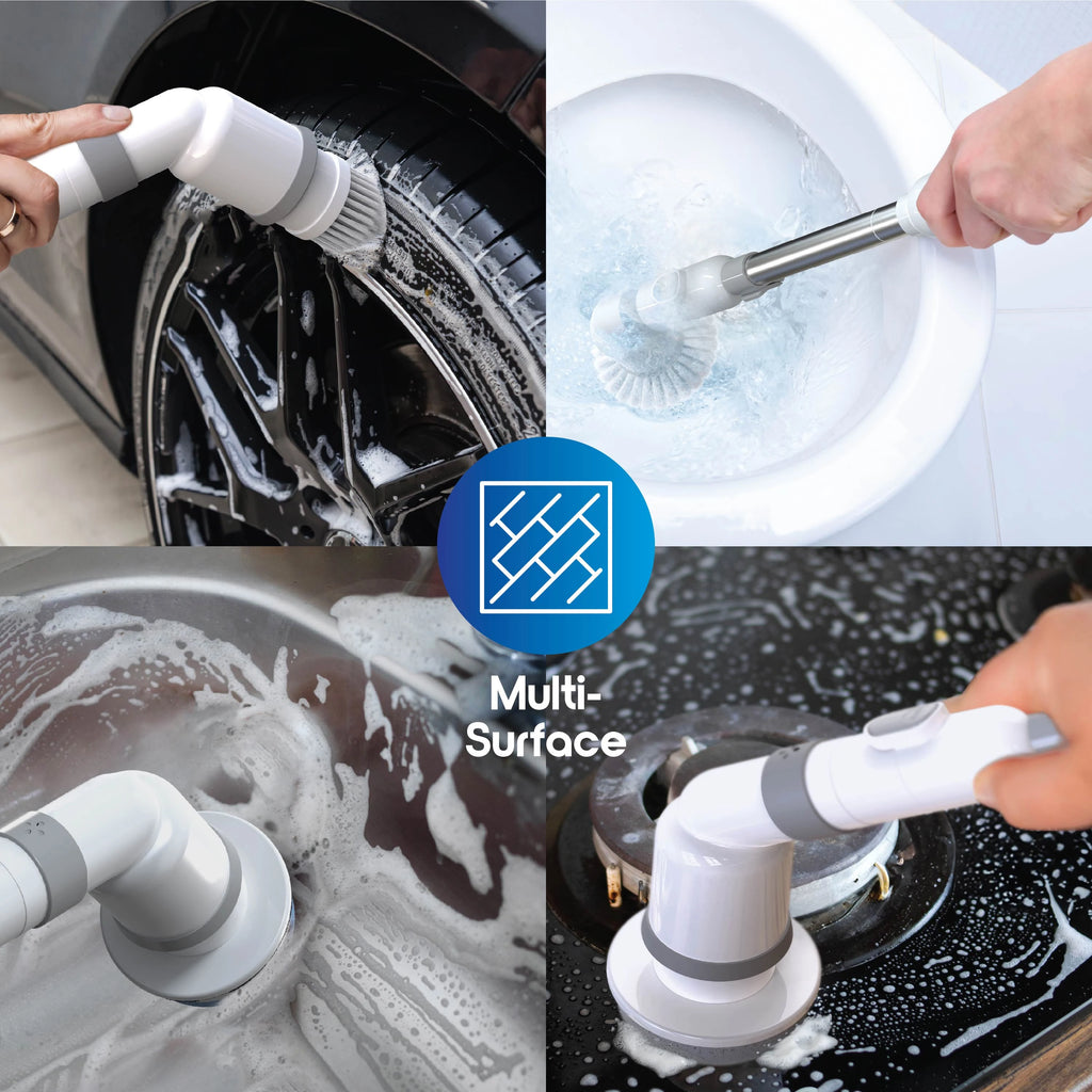 Works on tubs, toilets, car wheels and stovetops